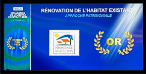 Une Médaille d'Or pour Provence Maisons