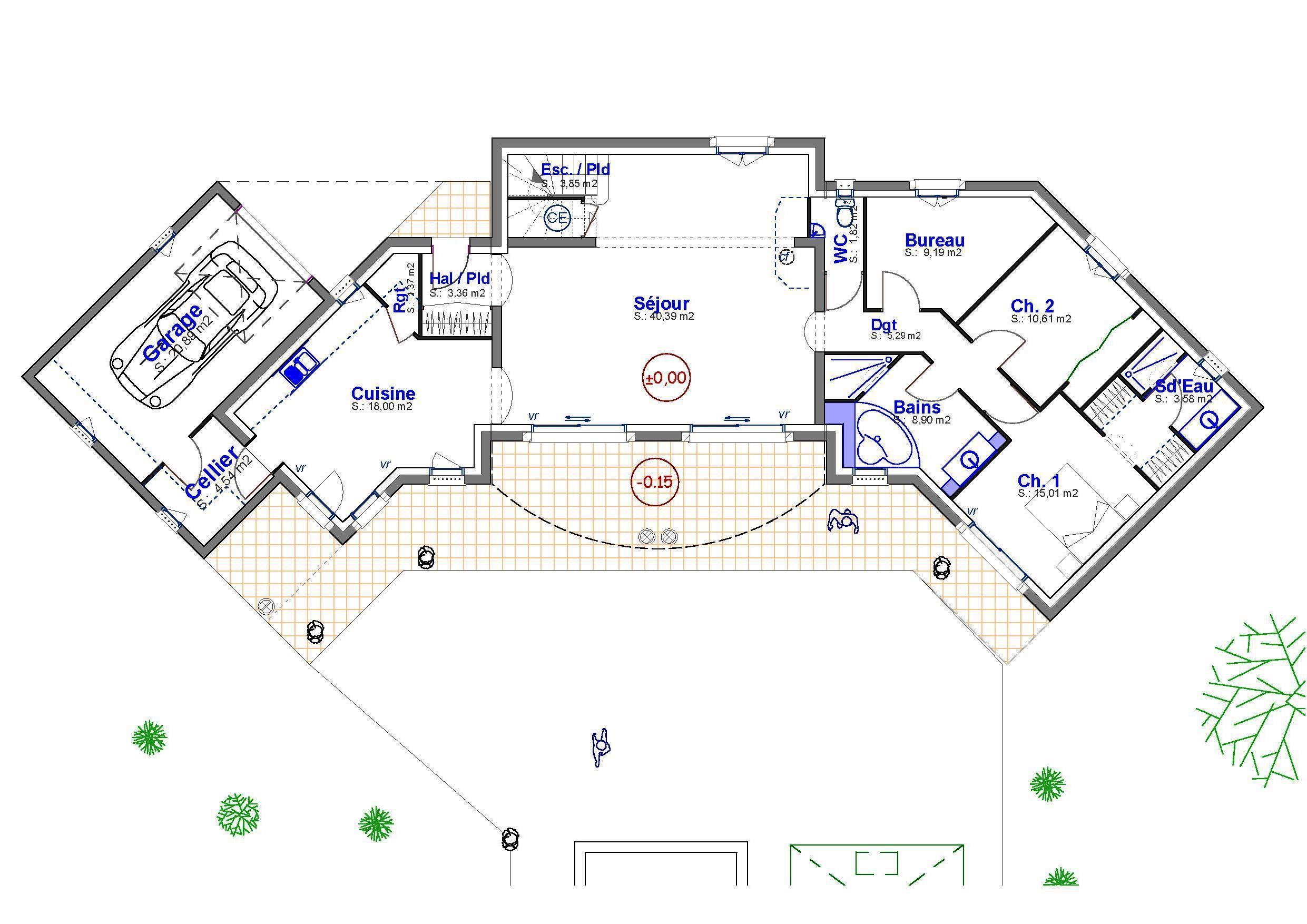 plan de maison var