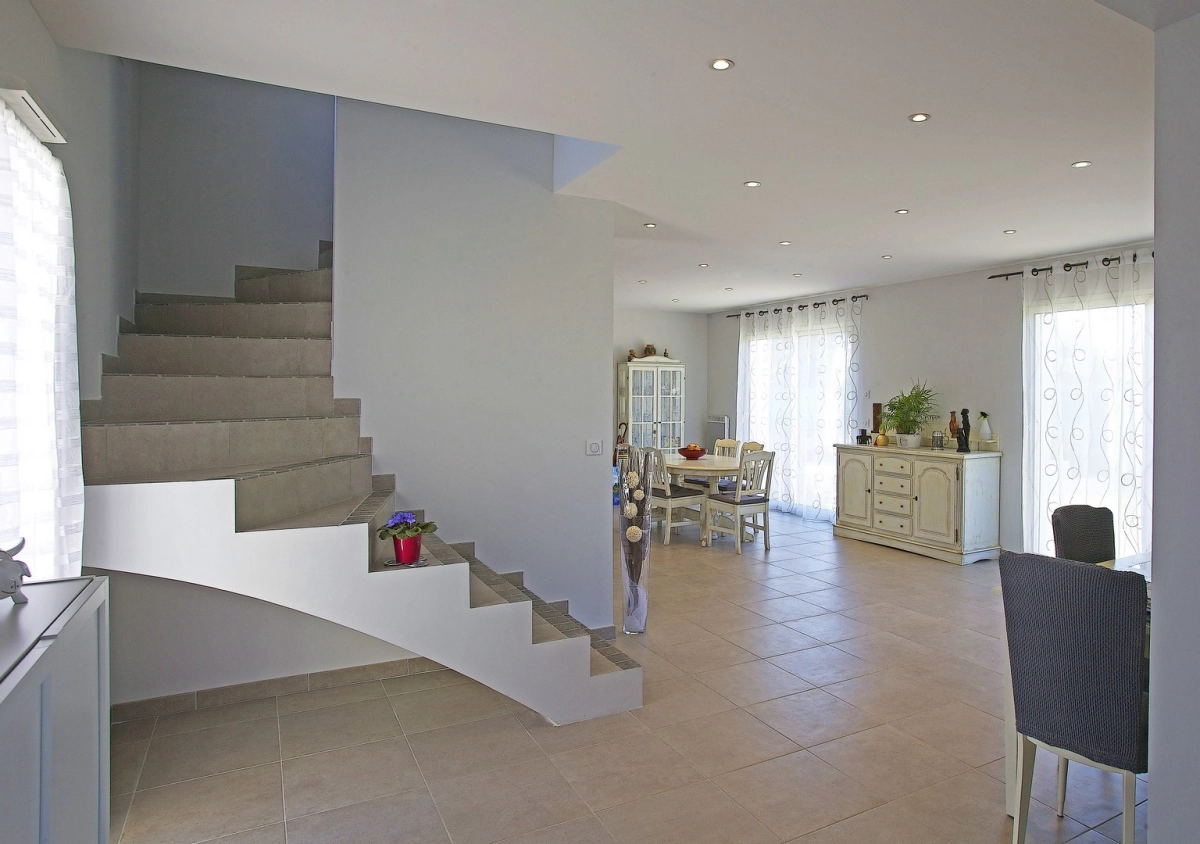 L'escalier vers l'espace Nuit